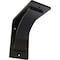 Ekena Millwork Morris Steel Bracket, Powder Coated Black 3"W x 6"D x 6"H BKTM03X06X06MOPBL - alternate 1